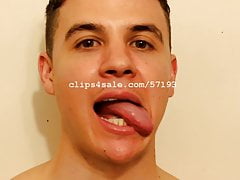 Tongue Fetish - Justin Tongue Video 1