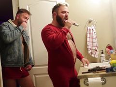 Nightly Routine Into Fucking in Bathroom