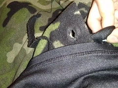 Dangled Lad Paws Spunk-Pump and Pouch