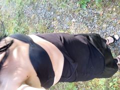 Sexy Butch  in woods again
