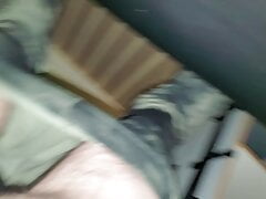 Edging my huge cock for precum