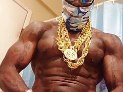 BBC Worship Hallelujah Johnson ( Iceberg Slim Stroking his Huge Monster Cock Cum in Yo Face )