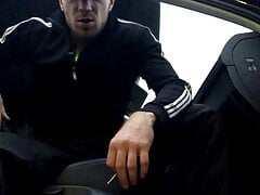 A real CRIMINAL Man Gives A Cock in His Mouth to A Young GAY Man in a car on the street...Dirty talk
