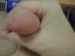 Having a wank and cumming