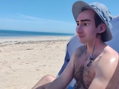 Watch Gay Step-dad Surf and Relax Without Clothes