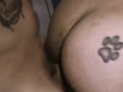 Strong romance at the shower for two horny men with big muscles