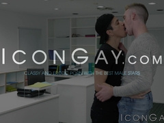 Nick Fitt loves getting his ass rammed by Aaron Bloncos dick