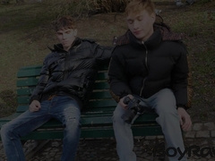 Horny stud Vincent Castle doggystyle fucks Angel Rivers