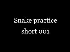 Snake extreme deep throat