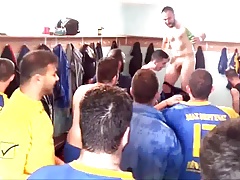 M.A.S. Verginas greek football team - naked in locker rooms