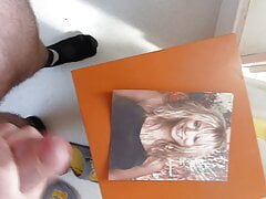Kaley Cuoco, old Cum Tribute in my PC