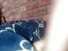 I masturbate on my feet with toys and milk