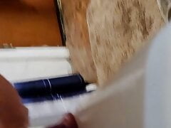 Getting fucked by my dildo in my ass. Sitting on a 7 inch di
