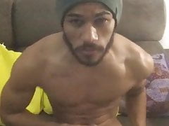 Jerking Off On Friend's Sofa