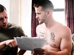 Quentin Gainz unwinds with hardcore anal with Carter Woods