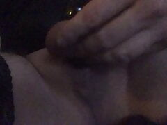 Sissy in black chastity and stockings (Intro)