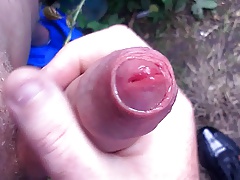 Guy wanks my cock and swallows my cum