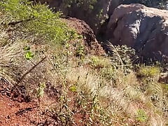 Hiking Trail Masturbation and Cum