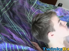 Sexy ginger twink Andrew Lee rides rock hard cock bareback