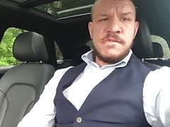 dressed in car