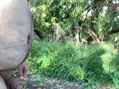 im bare in my forest then embark masterbating