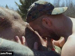 BROMO - Olivier Robert Is Longing For Muscled Markus Kage's Spear After They Went For Hunting