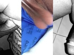 Daddy bear creampie, grandpa thick cock, black bear grandpa
