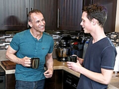Kitchen old vs young fuck with Mark Winters and Rodney Steele