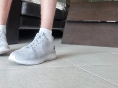 Young boy got too carried away with exercise and began fapping off