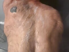 Husband getting plowed POV  In the shower by his chubby man