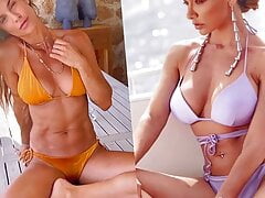 Double Cum Tribute - Elisabetta Canalis Melita Toniolo
