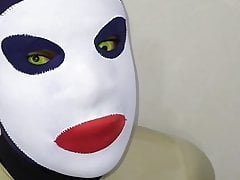 Zentai femdom pain by mistress CBT