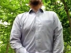 Forest Masturbation: Daddy's Outdoor Adventure4444