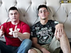 First Time Gay fucky-fucky: Nick ravages Collins cock-squeezing Hole!