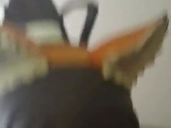 Houki's first cum shower
