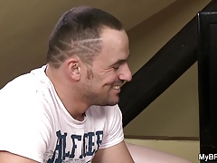 Hot muscle gay man fucks his buddy