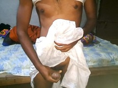 Desi boy masturbation, big cock solo masturbation, old man solo