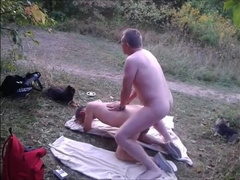 Bareback Gay Couple's Adventure at Birkensee Lake