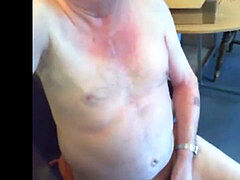 grandpa cum on cam