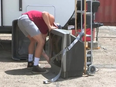 Wesley Woods Banged Outdoors By Jack Dixon