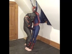 Bootlessly, mask, huge cock