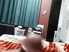 Hairy arab bear bull cums on cam