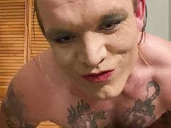 David exposes himself naked