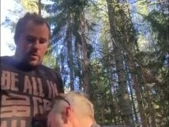 Bareback Adventure with a Stranger Bear Outdoors
