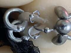 Playing with my pierced doll