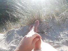 masturbation on beach