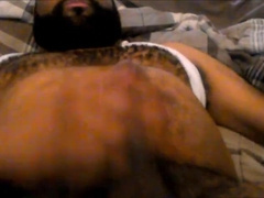 Me showing off Hairy Chest and Belly while Jerking Off 4