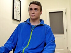 Fresh-faced amateur endures a hardcore anal casting