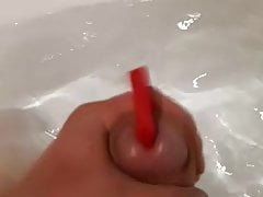 Urethral sound big hole cum