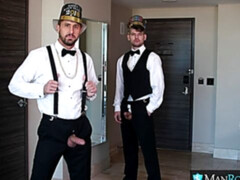 New Year's Eve anal with Wesley Woods and Connor Halsted